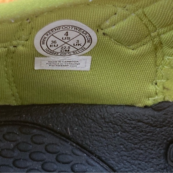 Keen Newport H2 Black & Lime Green Sport Sandals. Boys Size 4 - Picture 8 of 8